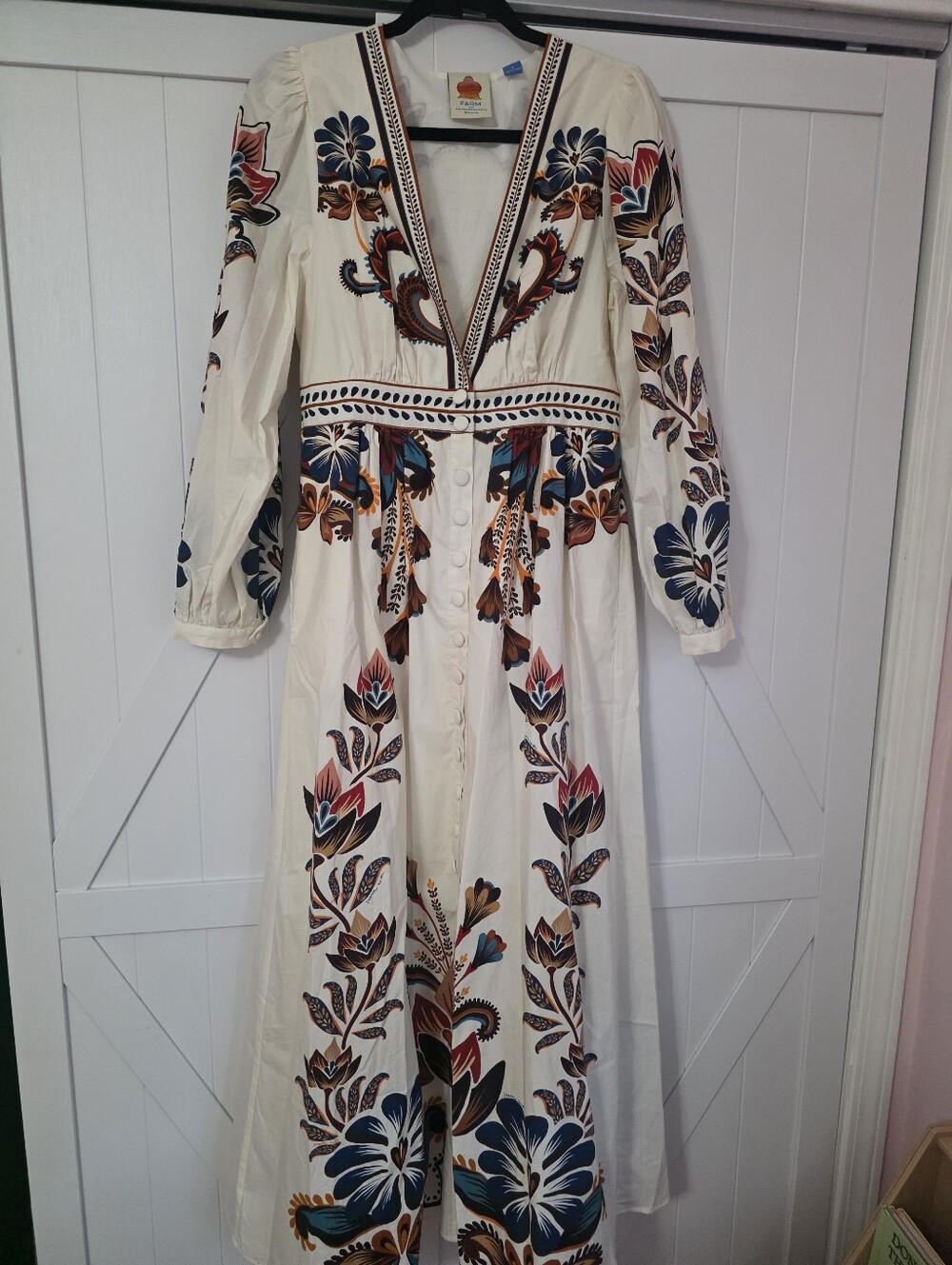 Farm Rio White Maxidress - Picture 4 of 6